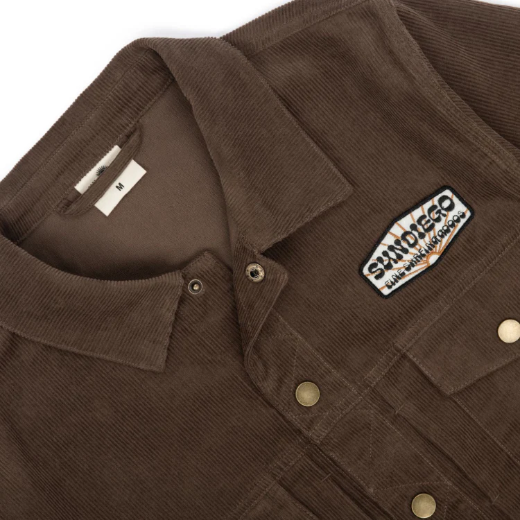 SUNDIEGO RANGER CORD JACKET - DARK BROWN - Image 2