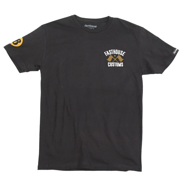 FASTHOUSE 68 Trick Tee - BLACK/VINTAGE/GOLD - Image 4