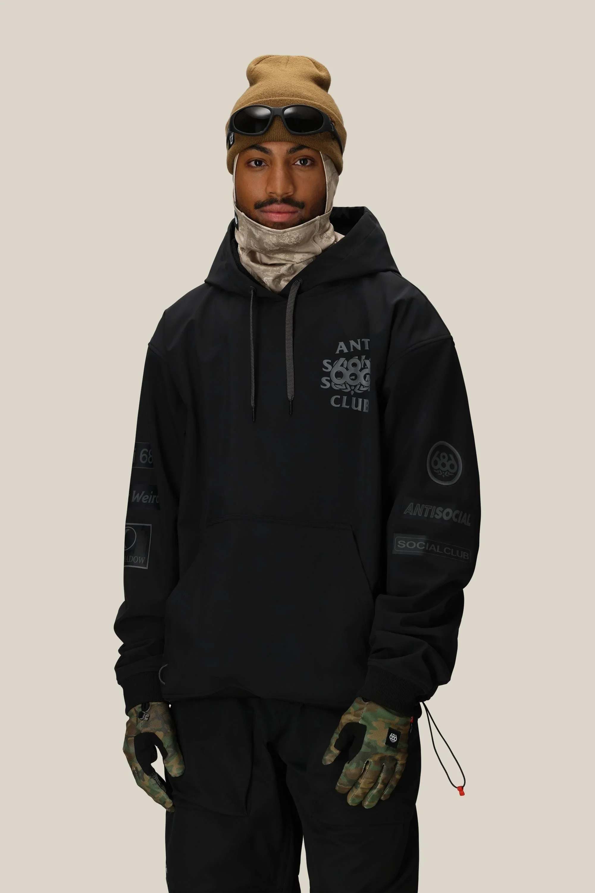 686 Assc F1 Waterproof Team Hoody - Assc Black - Image 2