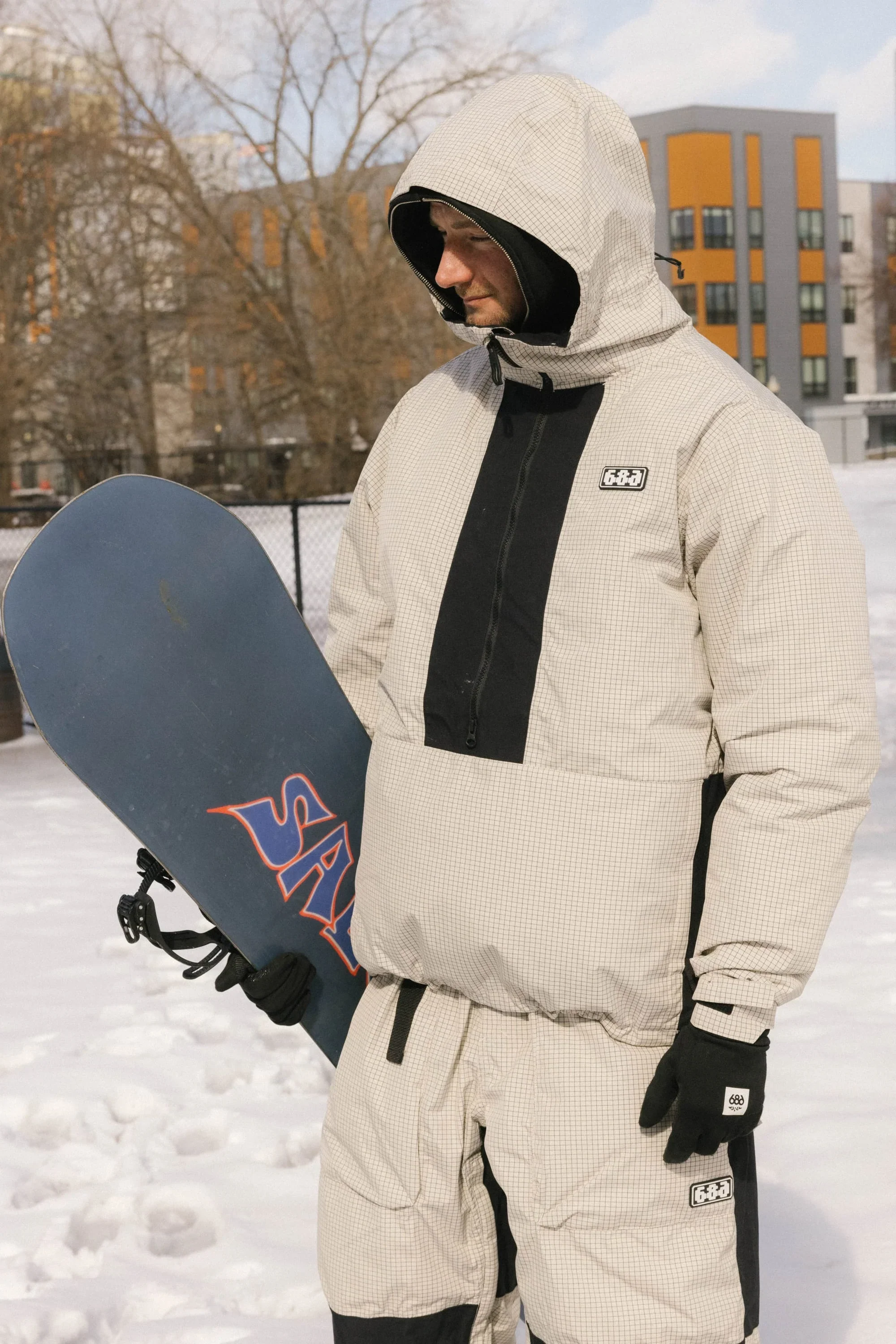 686 Ghost 2.5L Anorak - Limestone Ripstop - Image 5