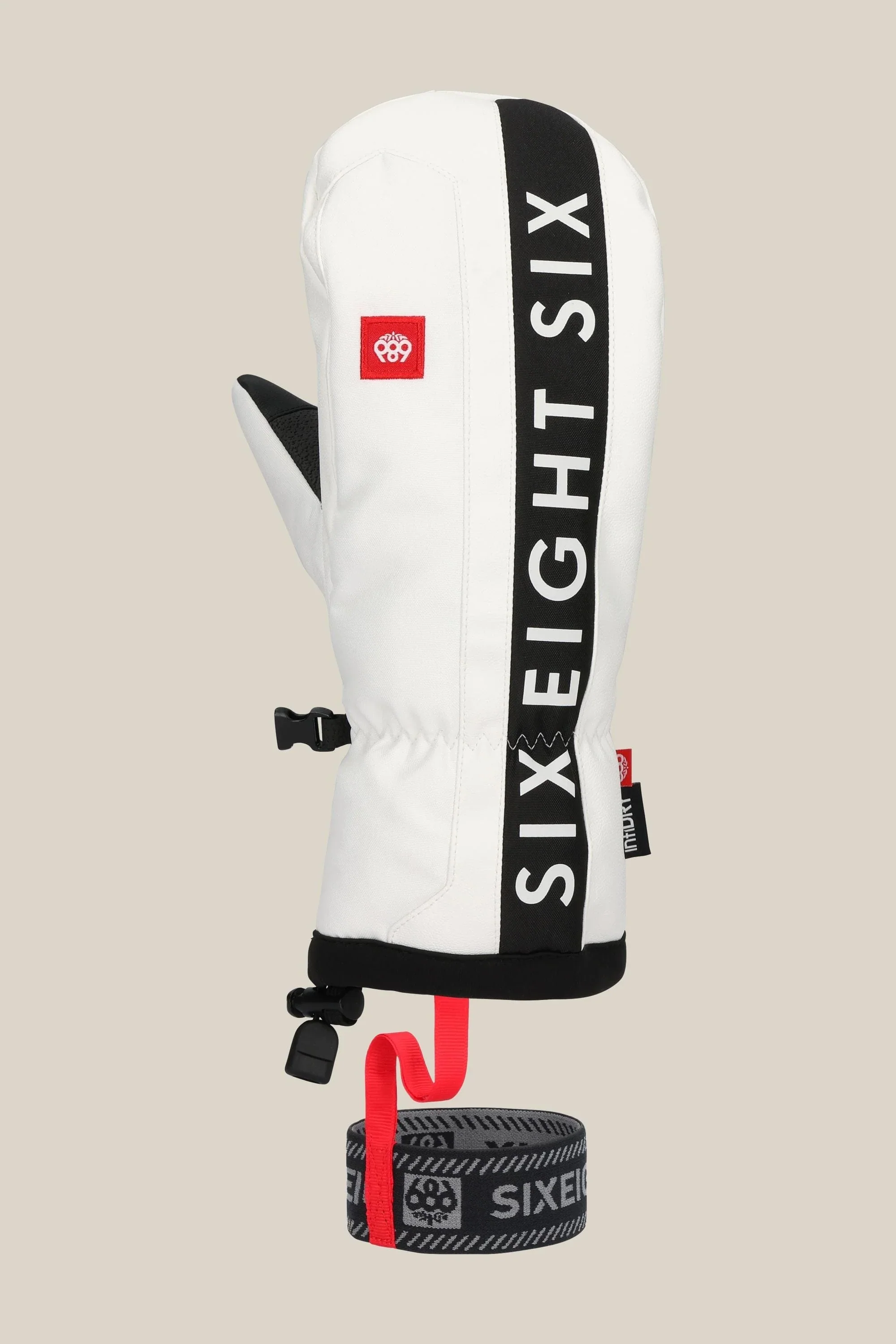 686 Team Merino Mitt - White