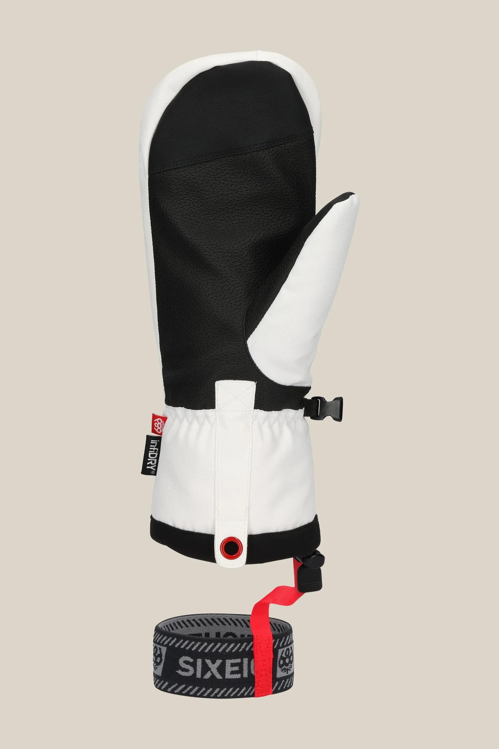 686 Team Merino Mitt - White - Image 2