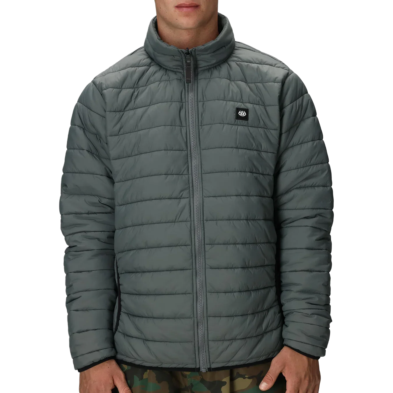 686 Thermal Puff Jacket - Rhino Grey - Image 2