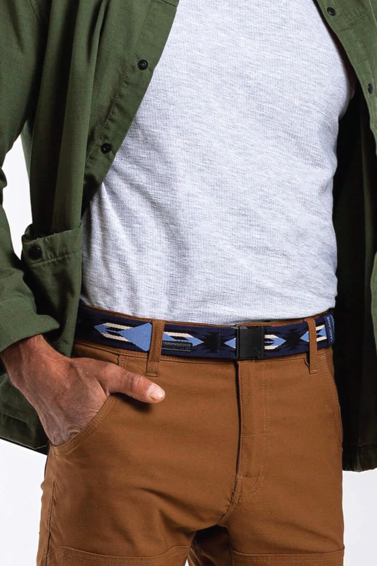 Arcade Ironwood Slim Belt - SKY/BLACK - Image 3