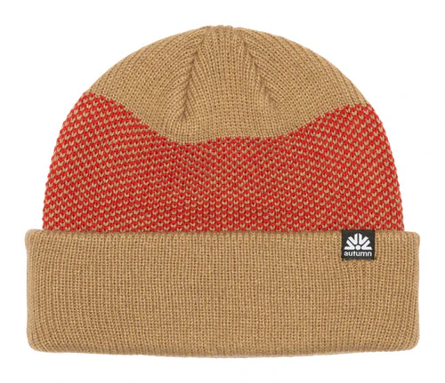 Autumn Birdseye Beanie - Sandstone