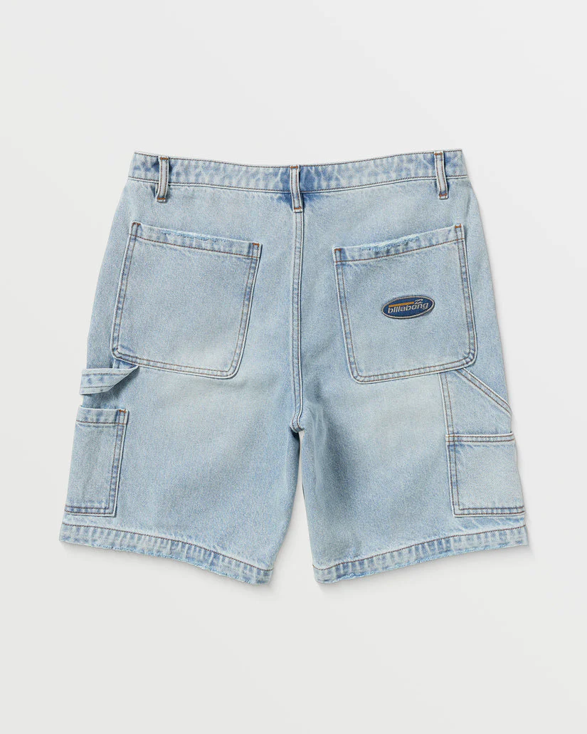 Billabong Bad Dog 21" Shorts - BLEACHED AQUA - Image 2