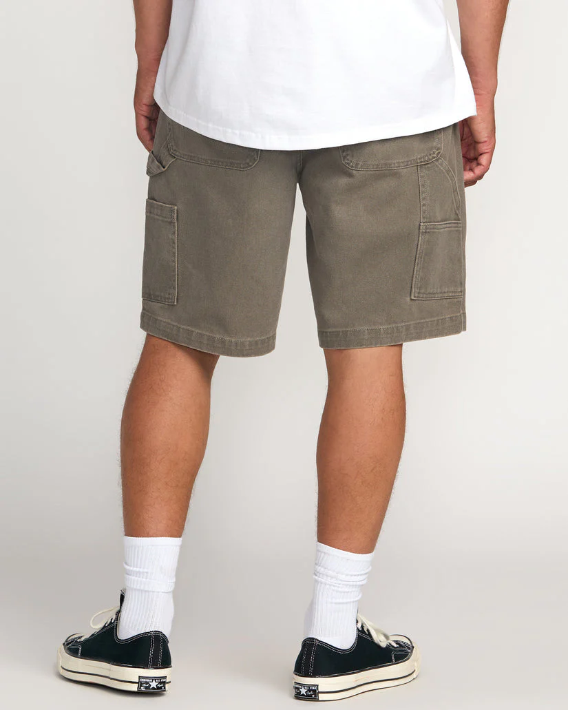 Billabong Bad Dog 21" Workwear Shorts - Brown - Image 2