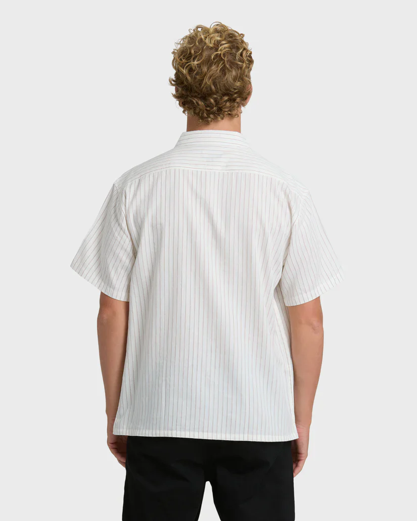 Billabong Bad Dog Short Sleeve Shirt - Off White - Image 2