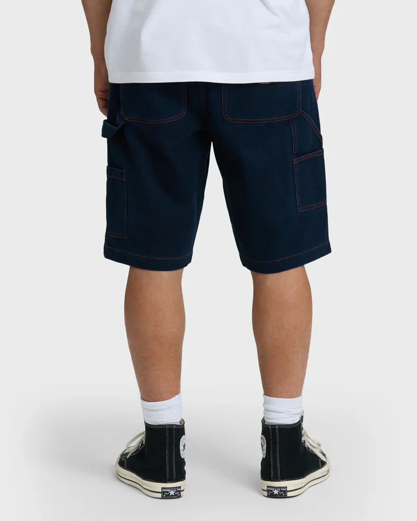 Billabong Bad Dog Workwear Shorts - Navy - Image 2