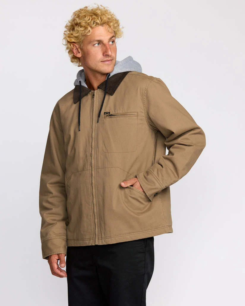 Billabong Barlow Hooded Jacket - Clay - Image 4