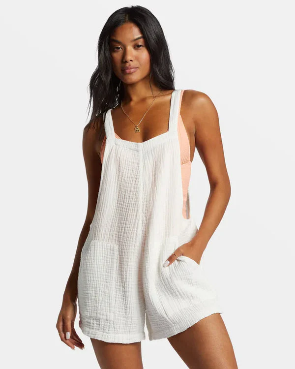 Billabong Beach Crush Romper - SALT CRYSTAL