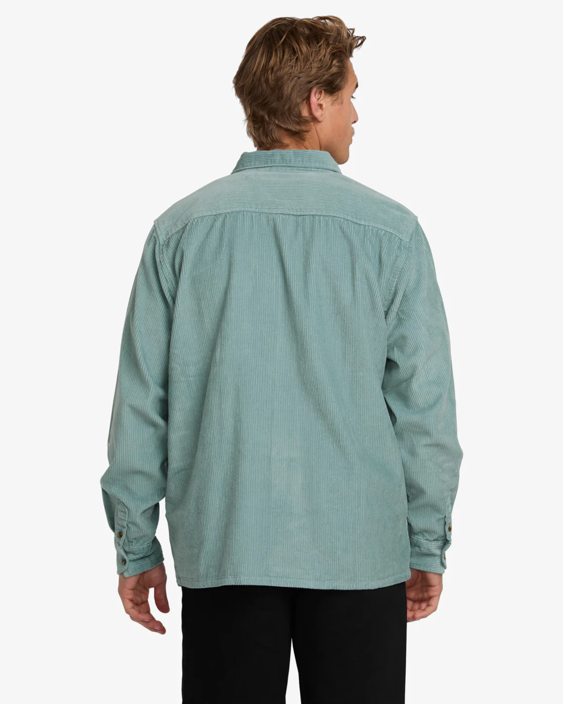 Billabong Bong Days Long Sleeve Cord Shirt - WASHED BLUE - Image 2