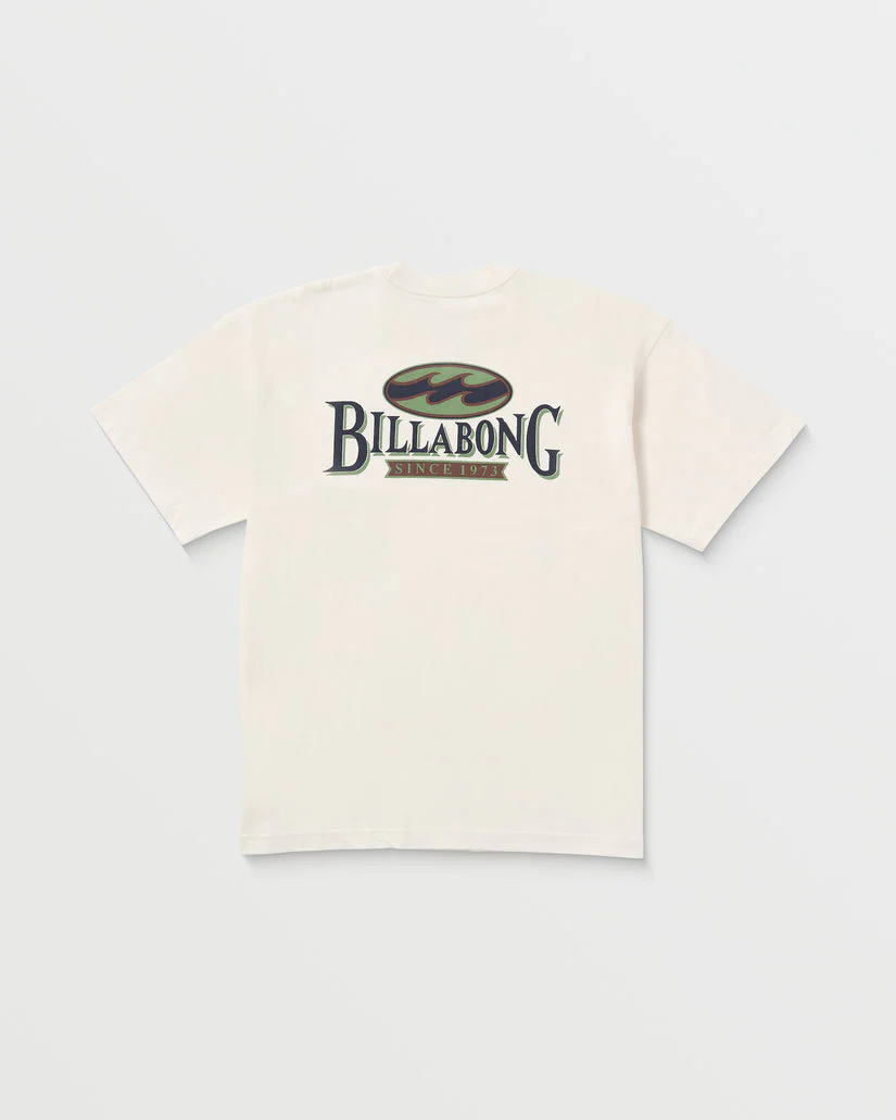 Billabong Double Spread OG Short Sleeve Tee - OFF WHITE