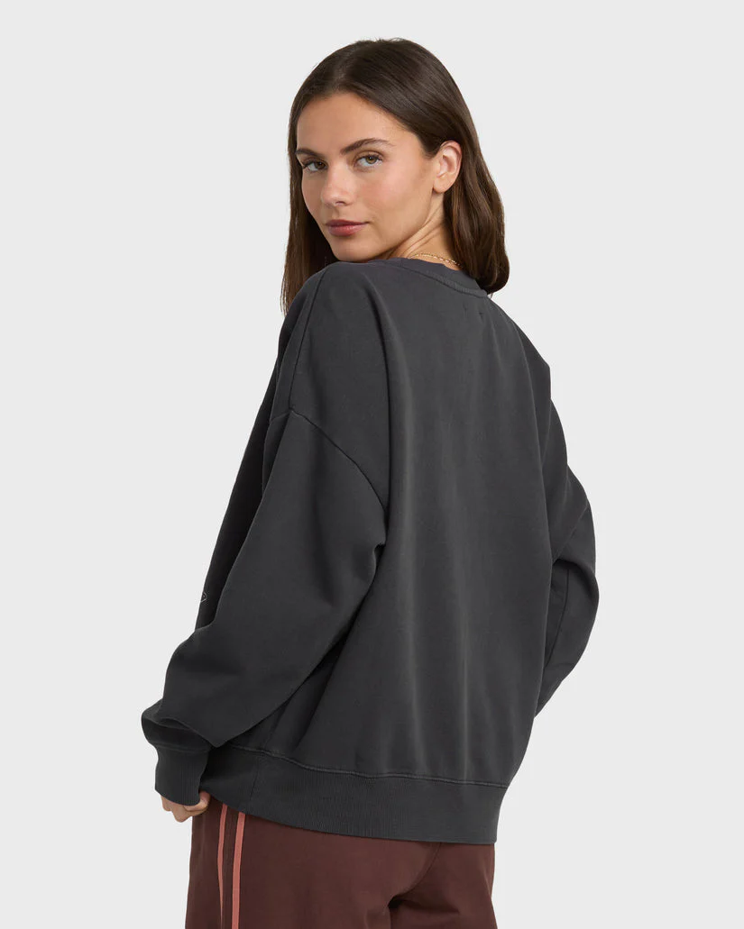 Billabong Echo Crewneck Sweatshirt - Black - Image 3