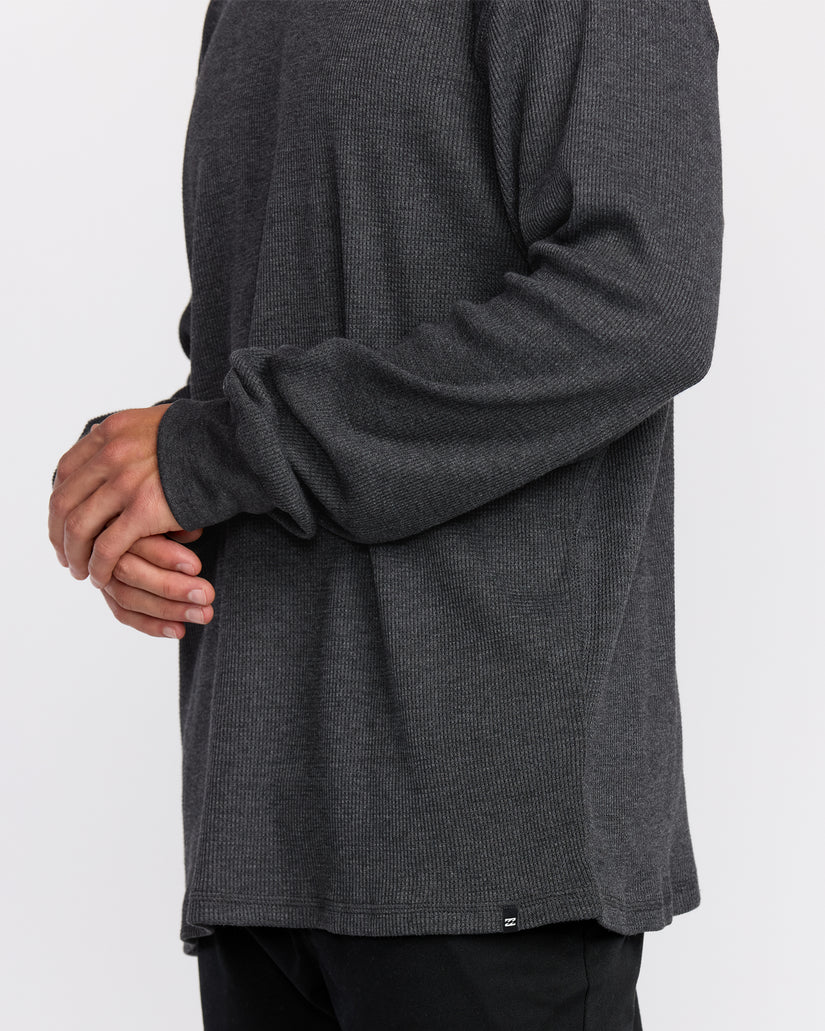 Billabong Essential Thermal Top - Black/Heather - Image 2