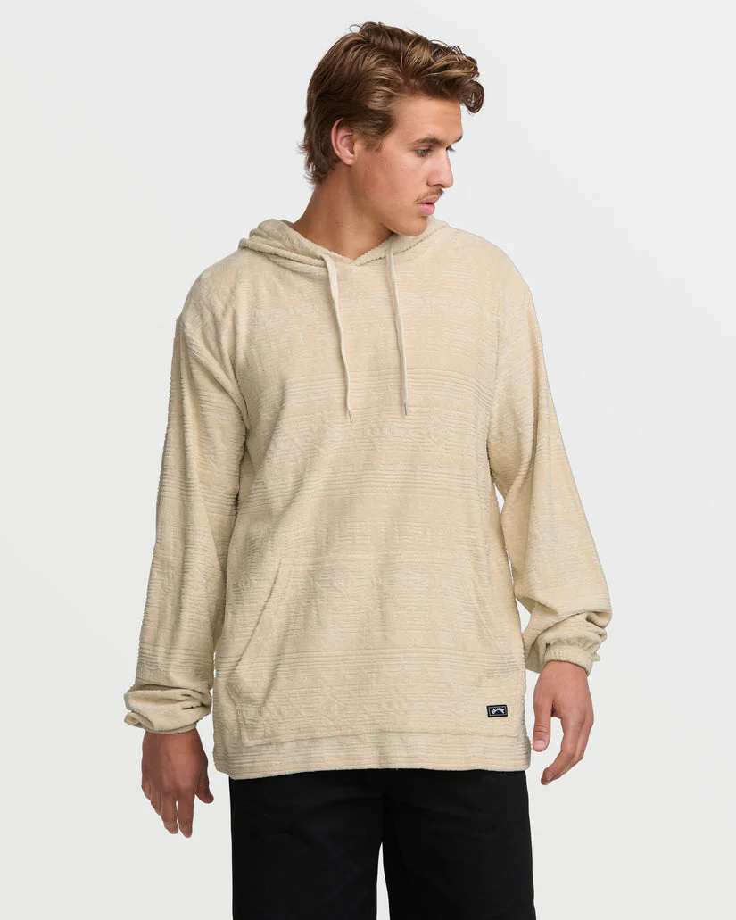 Billabong Flecker Jacquard Pullover Sweatshirt - CHINO