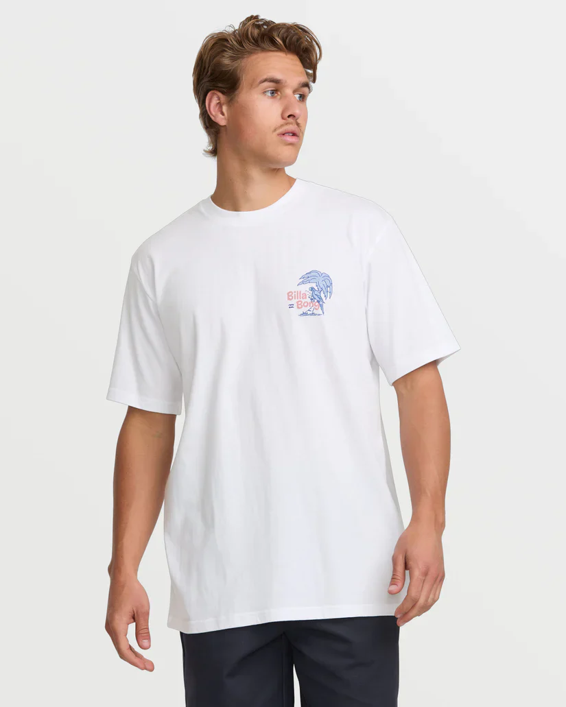 Billabong Good Signs Premium Short Sleeve Tee - WHITE - Image 2