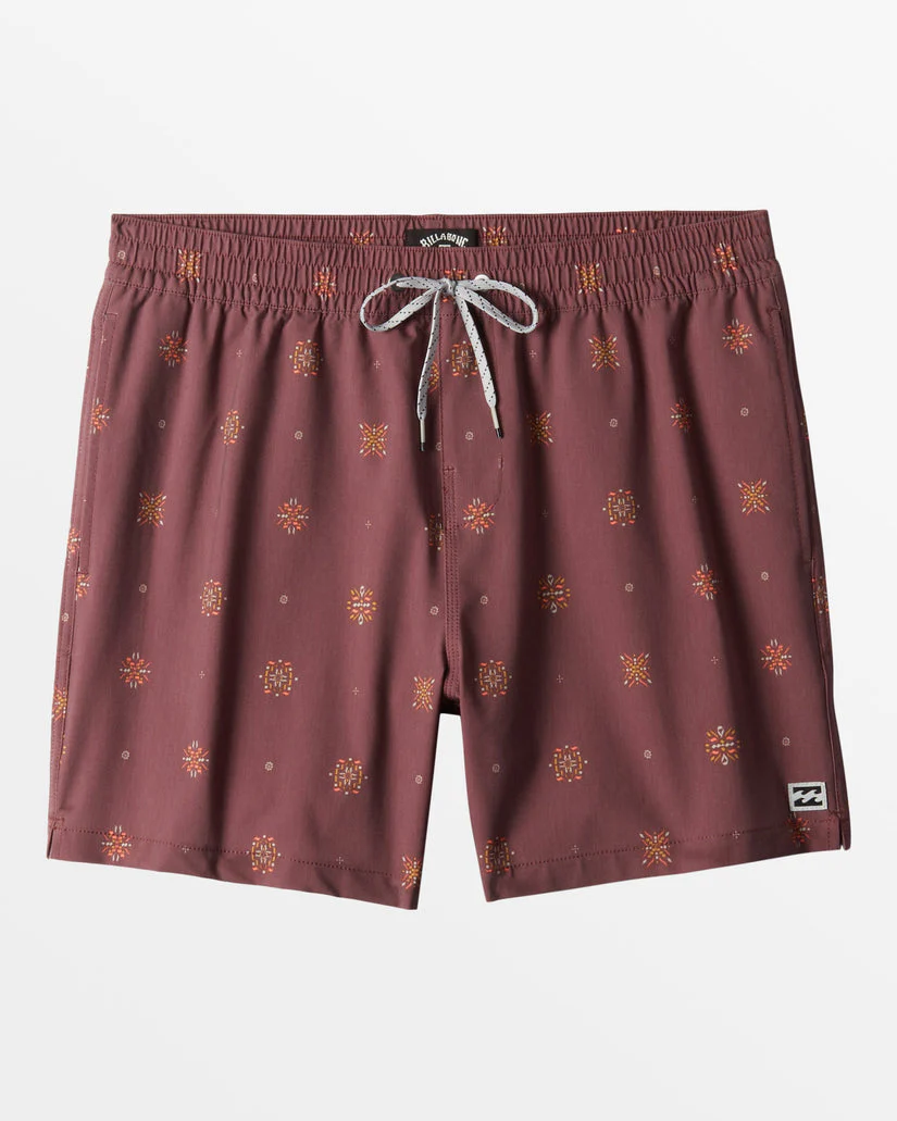 Billabong Good Times 16" Layback Volley - DUSTY RED
