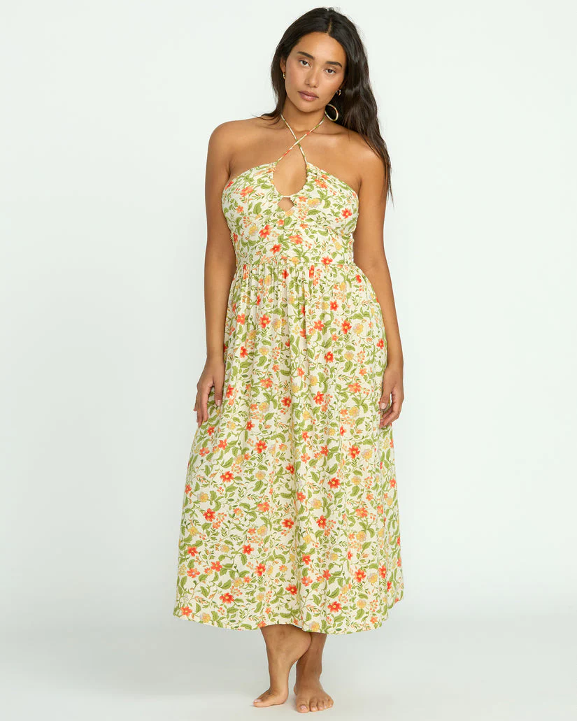 Billabong In Your Heart Midi Dress - Multi