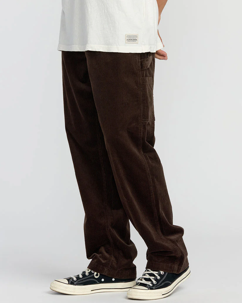 Billabong Larry Cord Garage Pants - Chocolate - Image 4