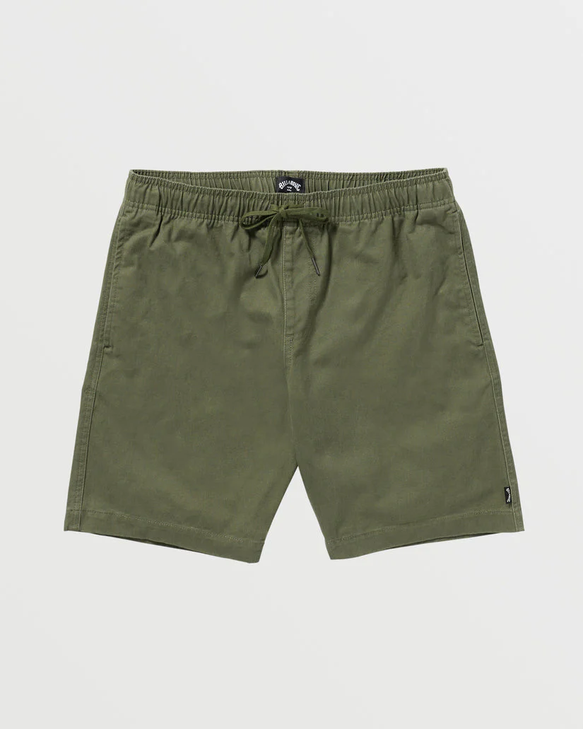 Billabong Larry Laybacks 19" Twill Shorts - Olive - Image 4