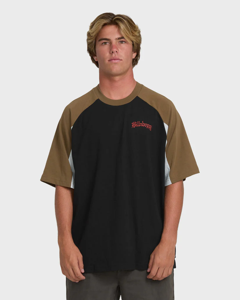 Billabong Men's Immortal System OG Short Sleeve Knit T-Shirt - Black - Image 3