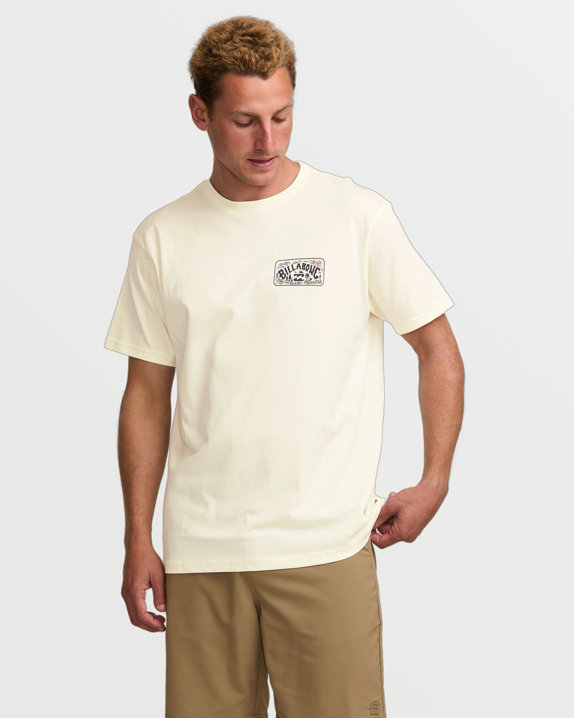 Billabong Men's Scenic Arch Adiv Premium Short Sleeve T-Shirt - Off White - Image 2
