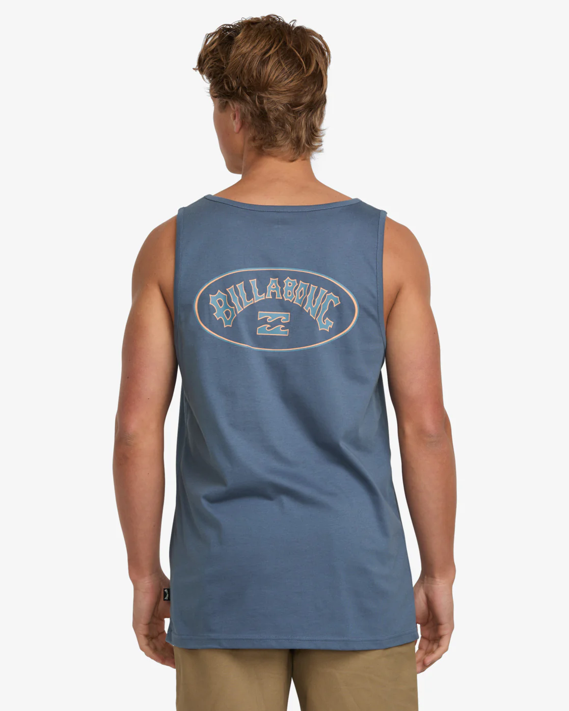 Billabong Orbit Arch Premium Muscle Tank - SLATE BLUE - Image 2
