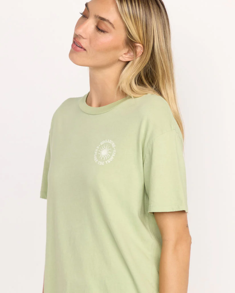 Billabong Paradise Calling Tee - Pistachio Gfm0 - Image 3
