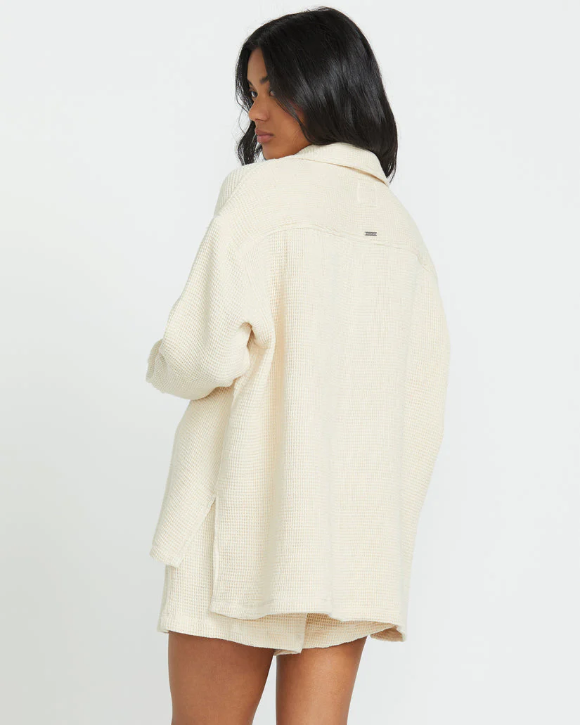 Billabong So Cozy Shacket - DOVE - Image 2