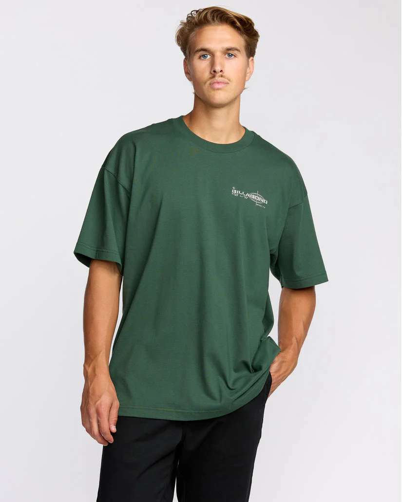 Billabong Spec 73 Short Sleeve T-Shirt - Dark Forest - Image 2