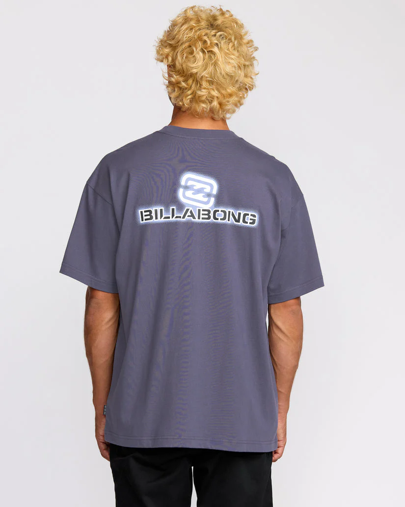 Billabong Spec Dotcom Short Sleeve T-Shirt - Navy - Image 2