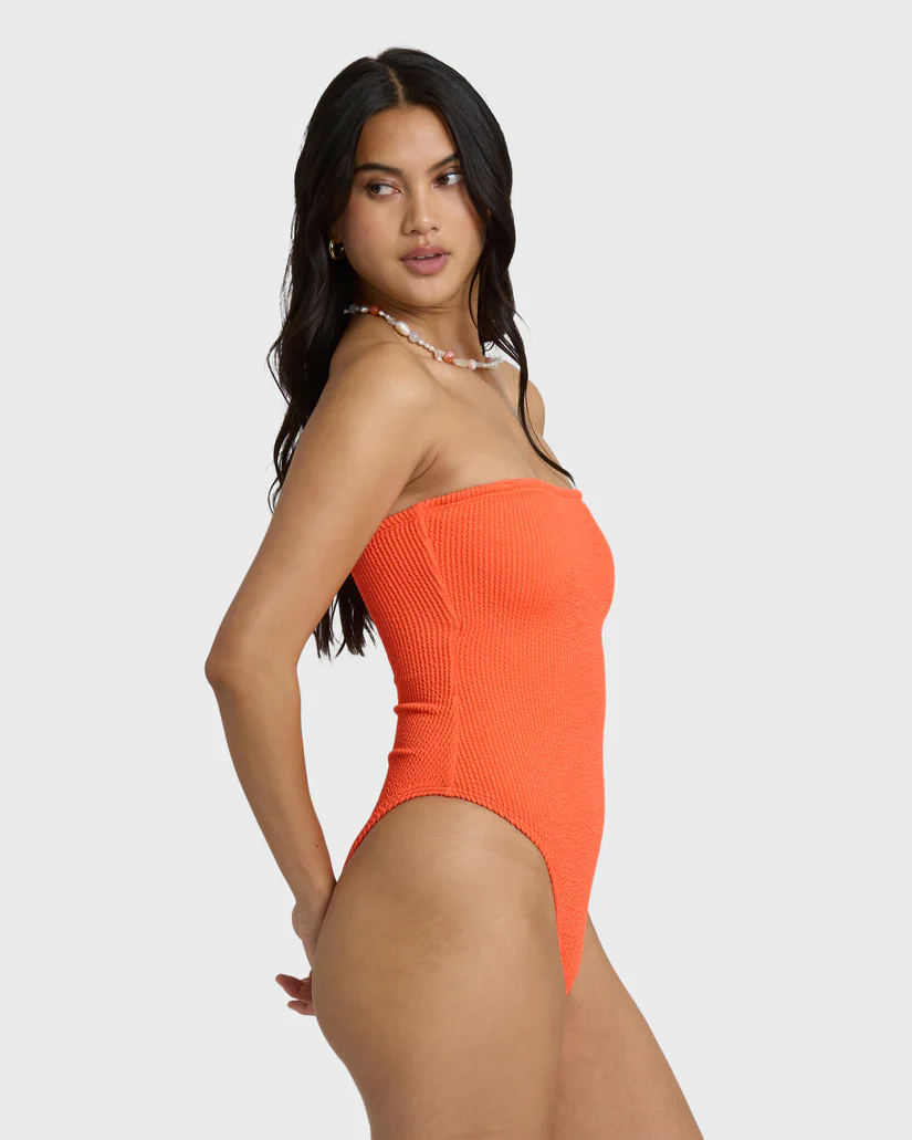 Billabong Summer Hi Tully One Piece Swimsuit - Hot Coral - Image 3