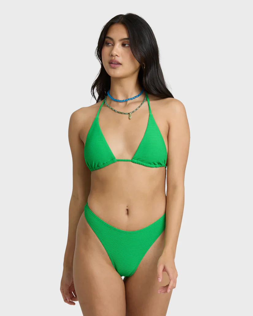 Billabong Tanlines Skimpy Hike Bikini Bottom - Summer Green