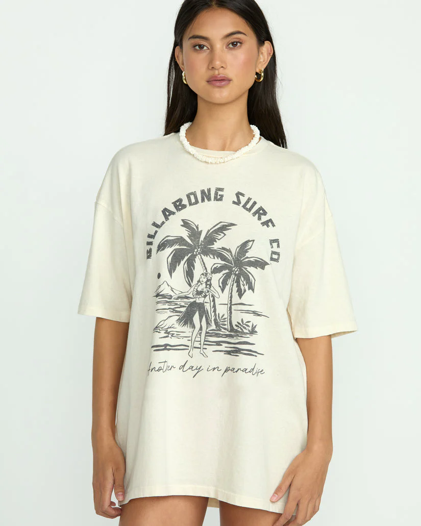Billabong This Is Tropical Tee - White Cap