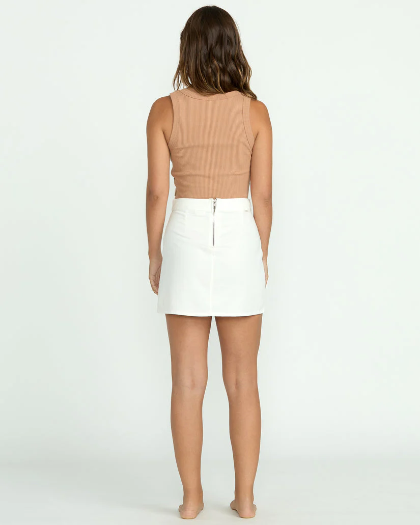 Billabong Wave Washed Skirt - Salt Crystal - Image 2