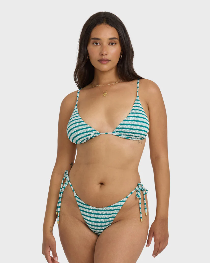 Billabong Wavey Daze Slide Tall Triangle Bikini Top - Deep Sea - Image 3