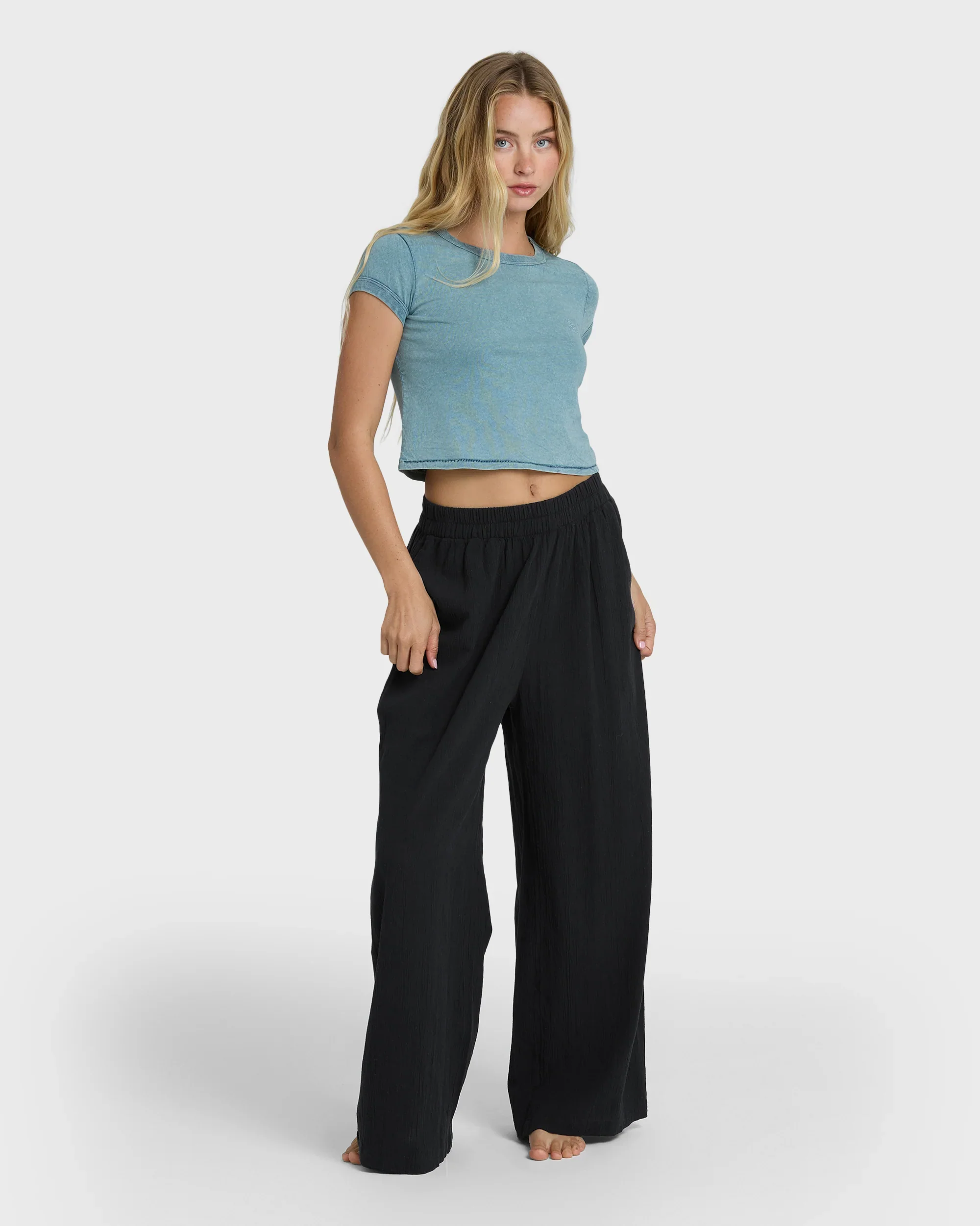 Billabong Women's Follow Me Pants - Black Sands