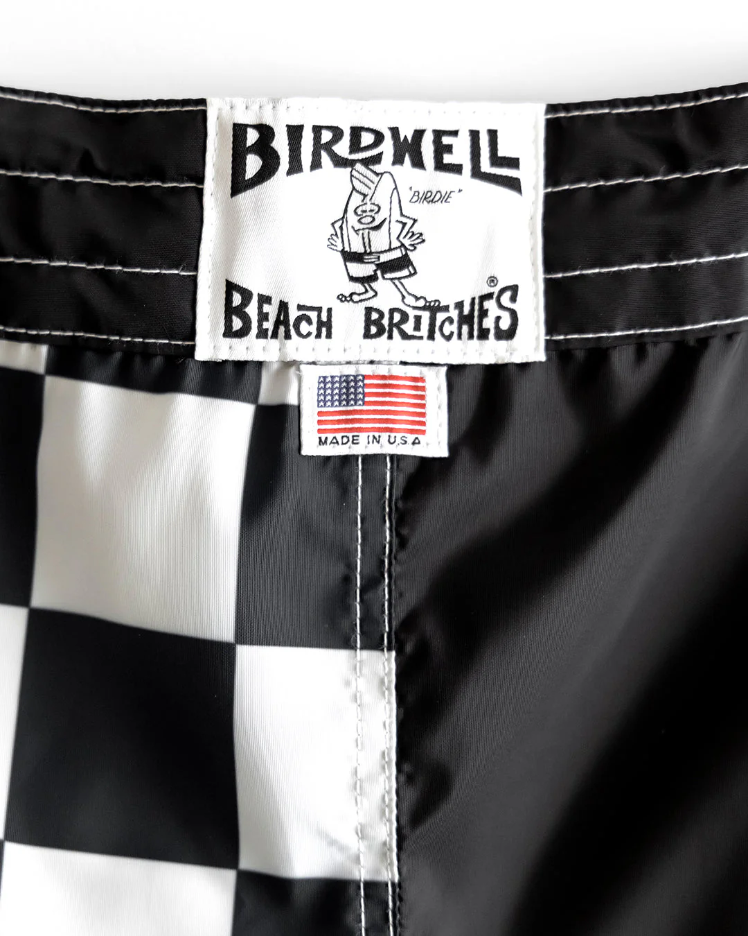 Birdwell 300 Boardshorts - Checker Black - Image 3