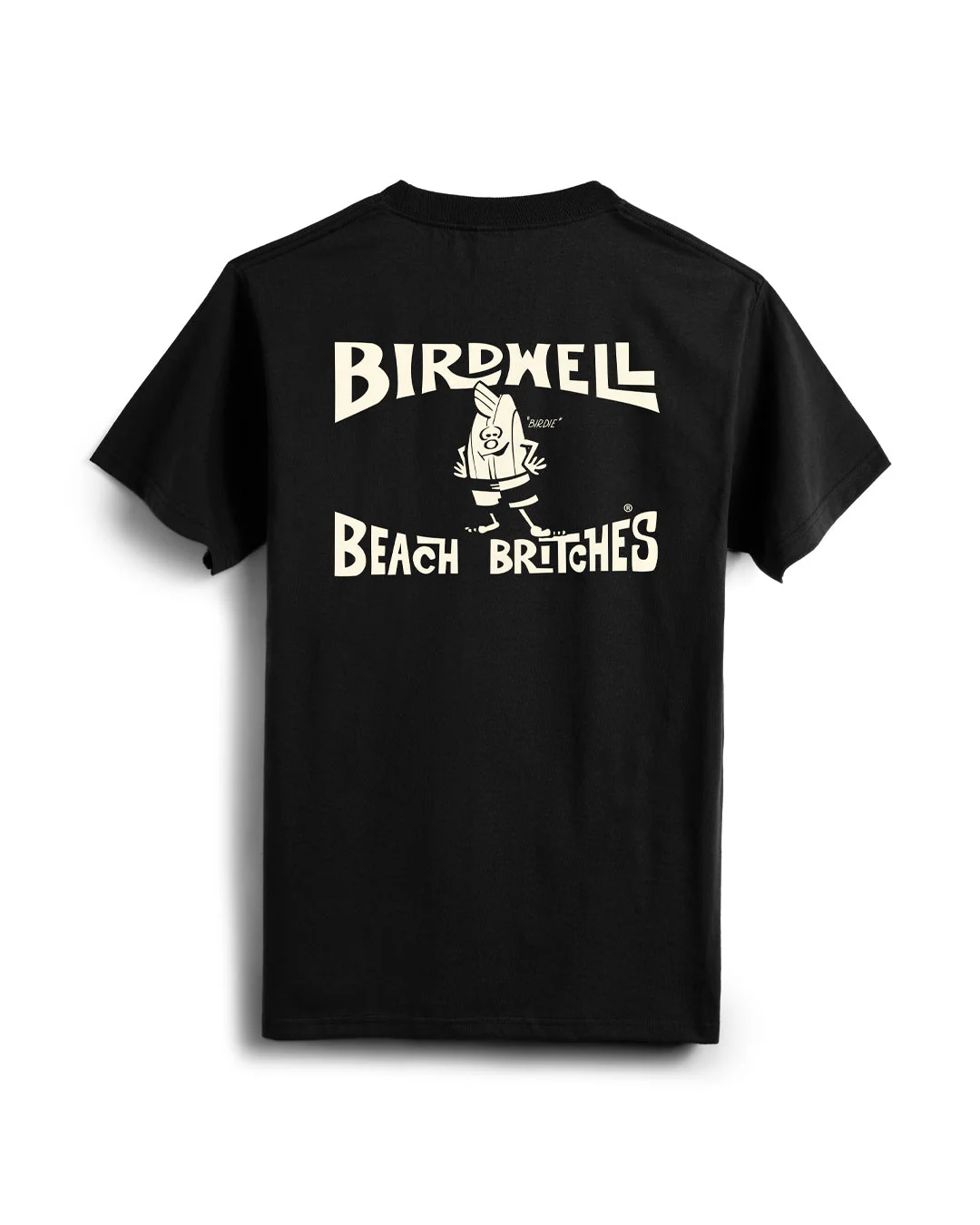 Birdwell License Plate T-Shirt - Black White - Image 2