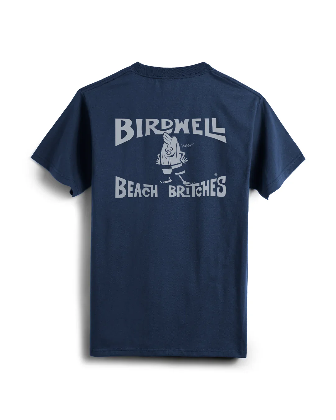 Birdwell 
LICENSE PLATE T-SHIRT - NAVY/SLATE