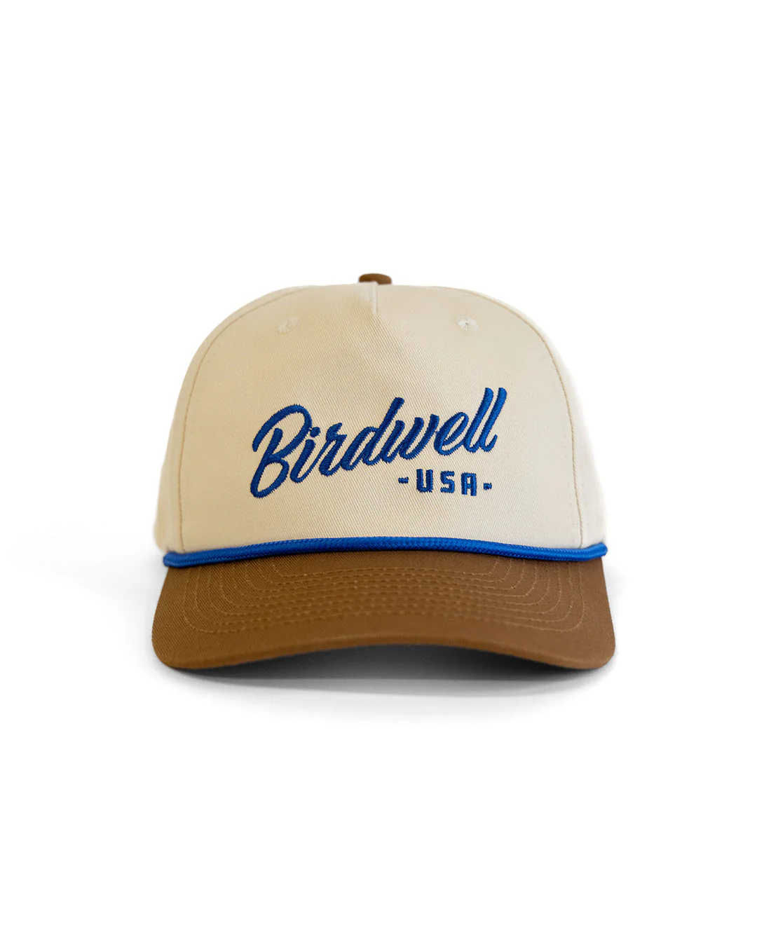 Birdwell Script Twill Snapback - Bone/Brown - Image 2