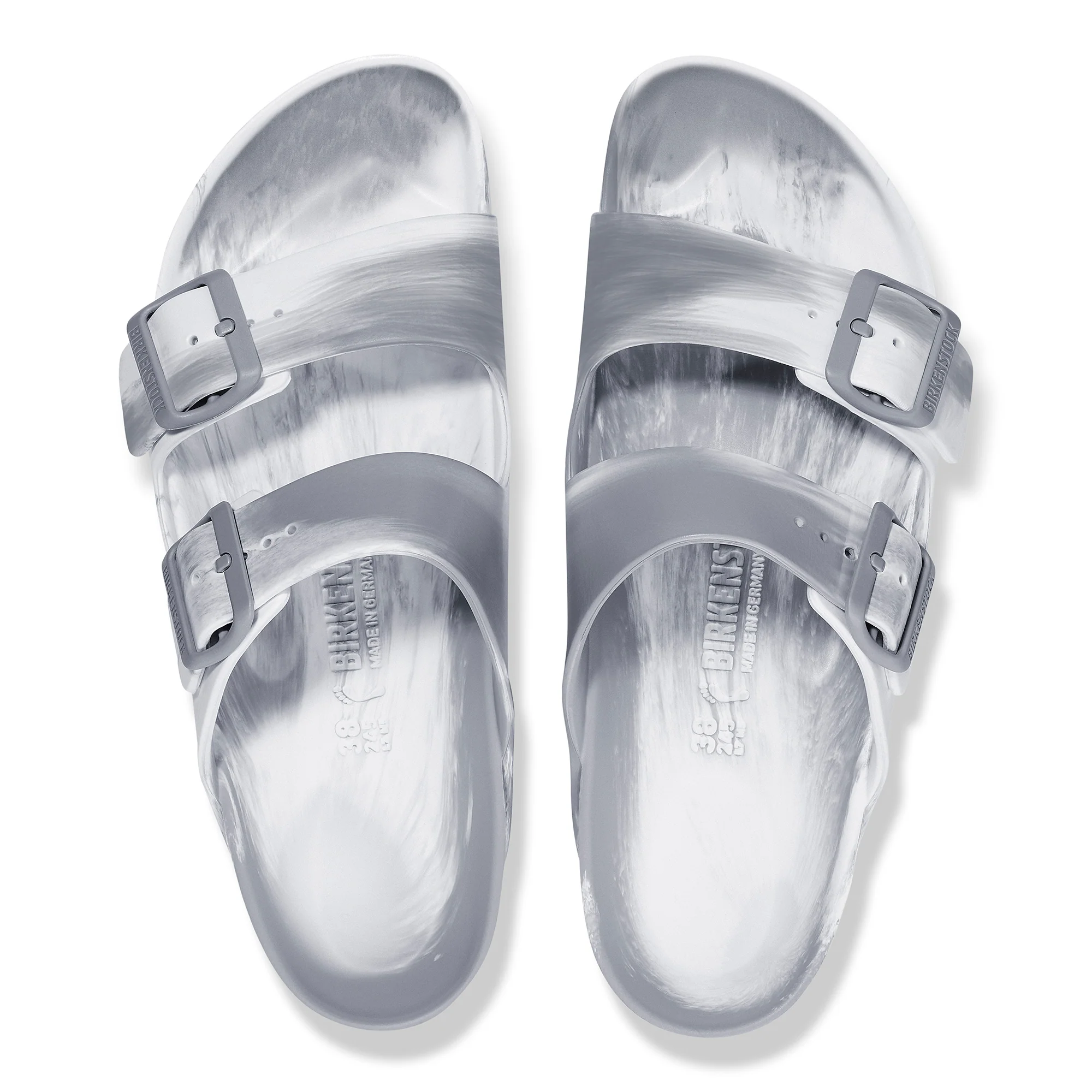 Birkenstock Arizona EVA - MULTI STONE COIN WHITE - Image 2