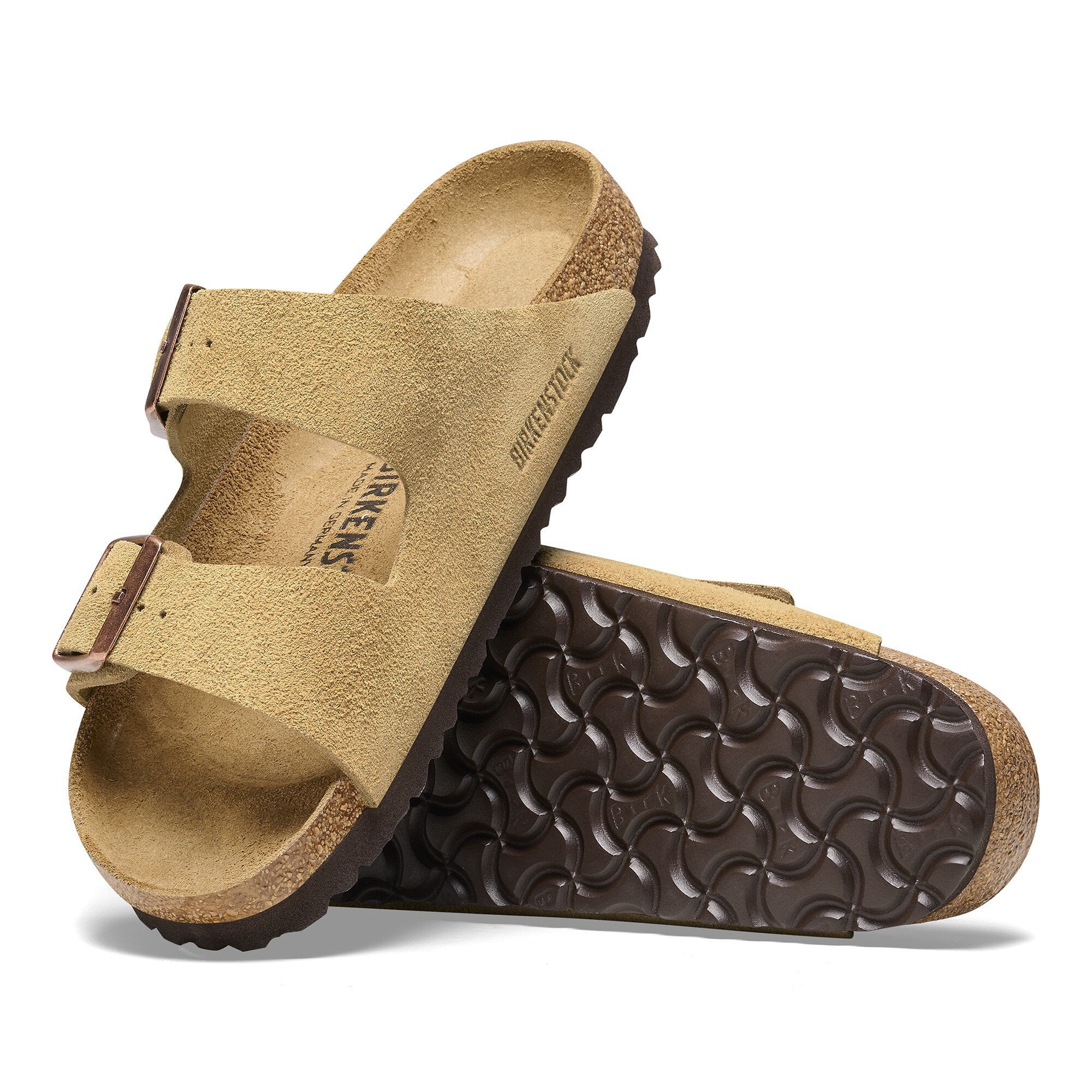 Birkenstock Arizona Suede Leather - LATTE CREAM - Image 4