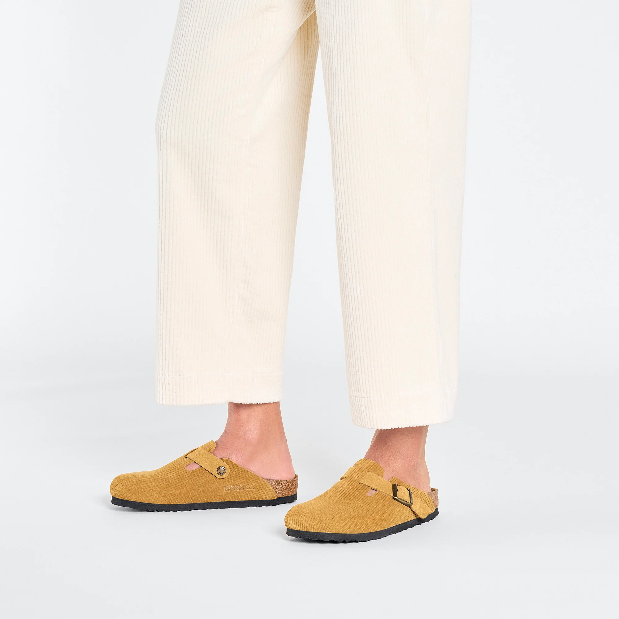 Birkenstock Boston Suede Embossed - Cork Brown - Image 2