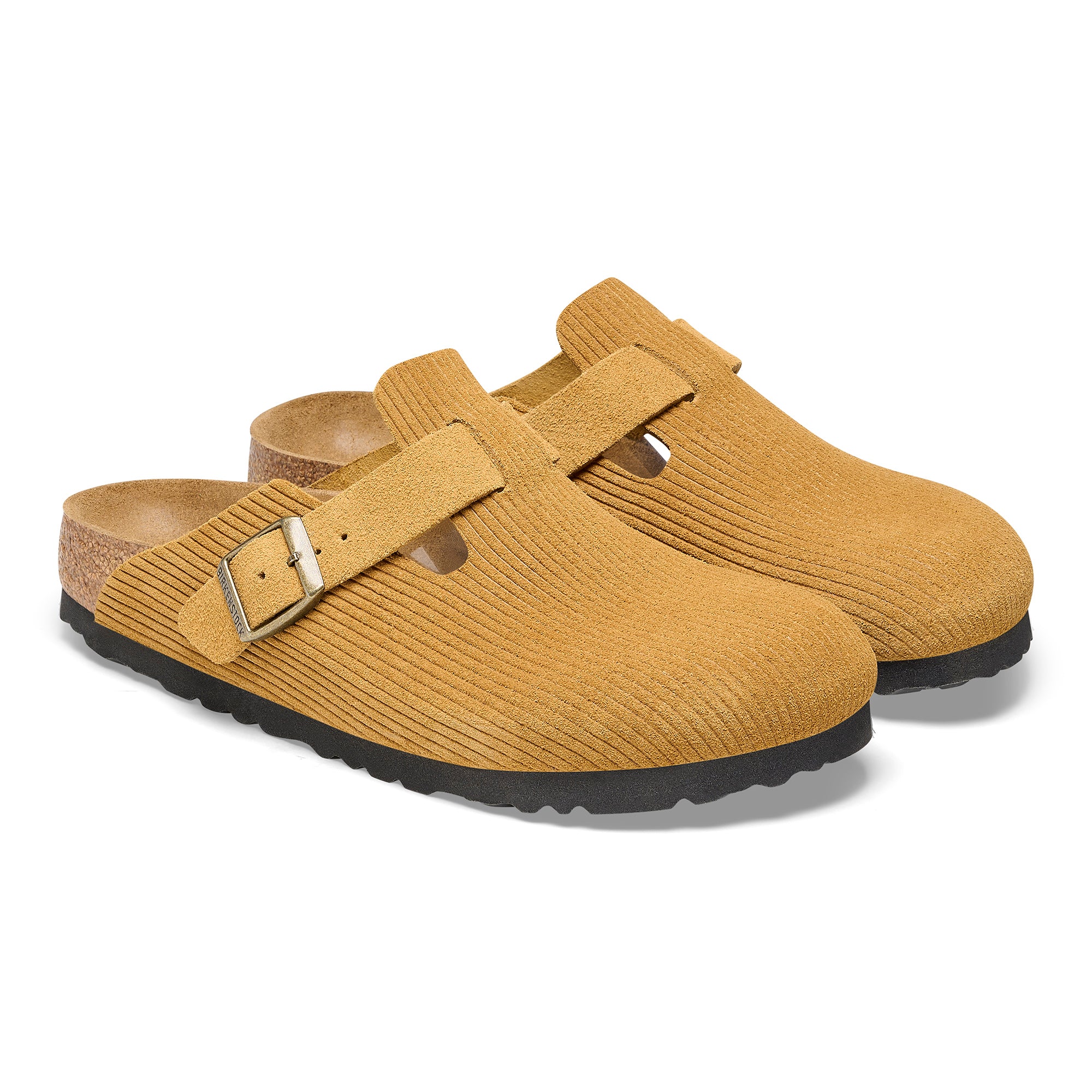 Birkenstock Boston Suede Embossed - Cork Brown - Image 5