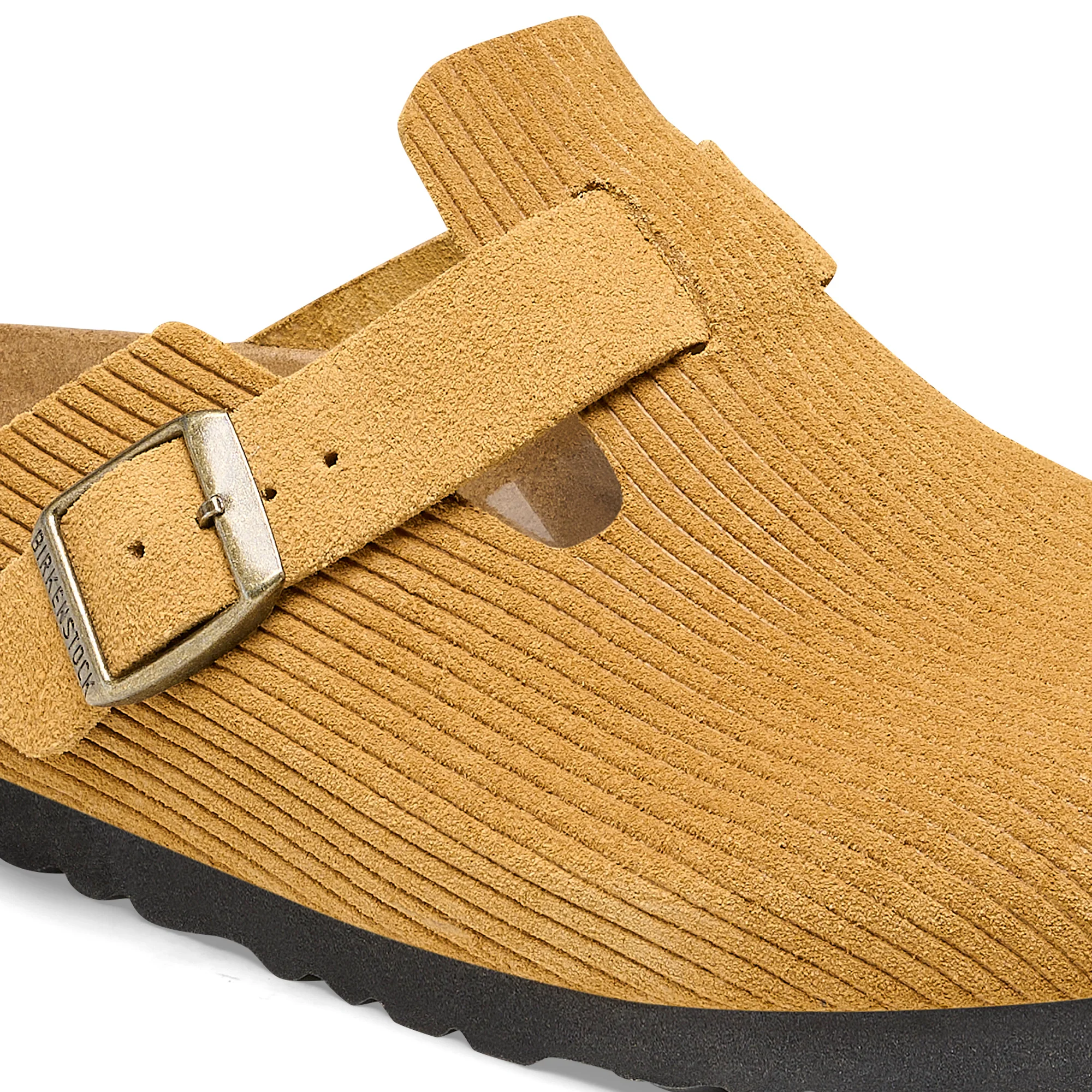 Birkenstock Boston Suede Embossed - Cork Brown - Image 6