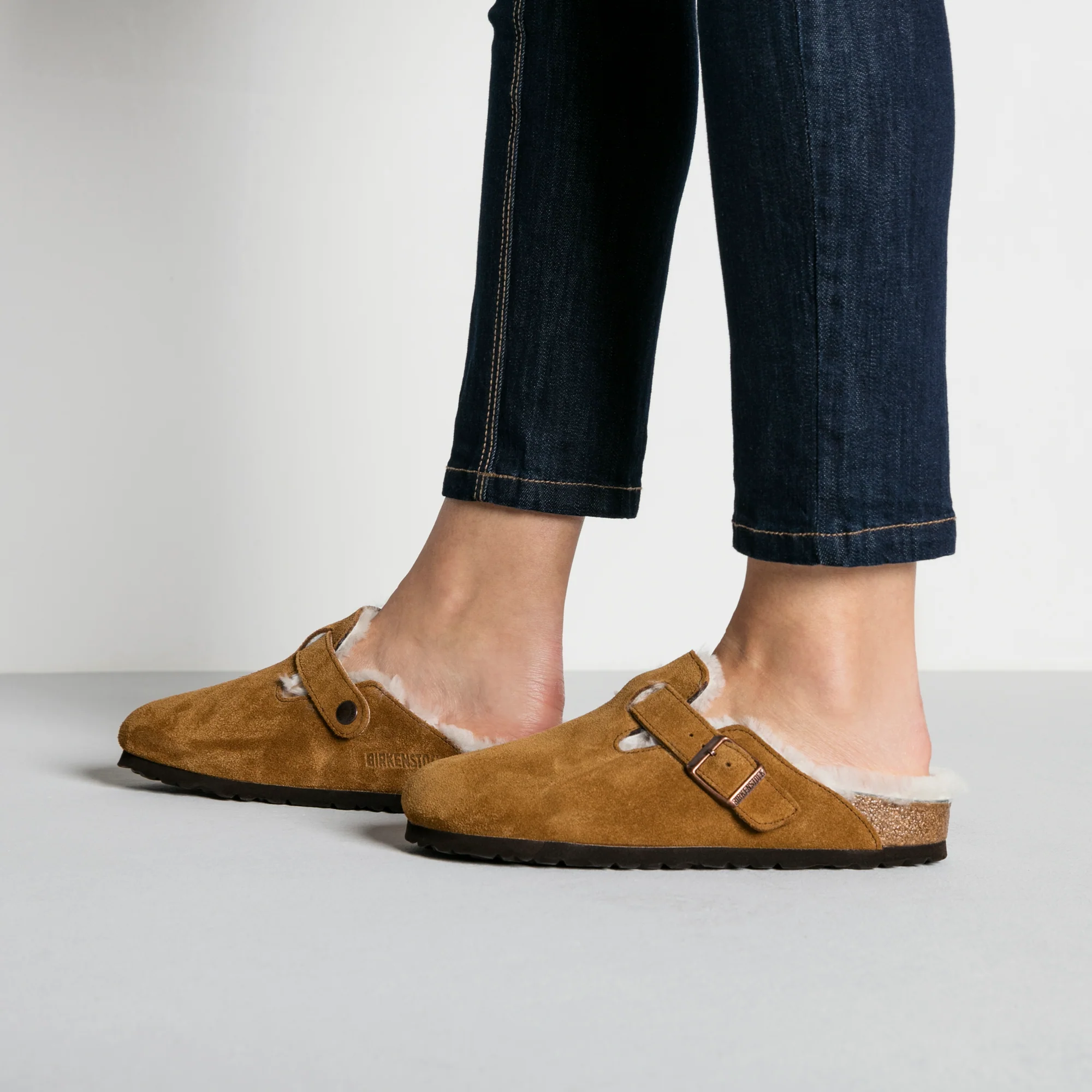 Birkenstock Boston Shearling - Mink/Natural - Image 5