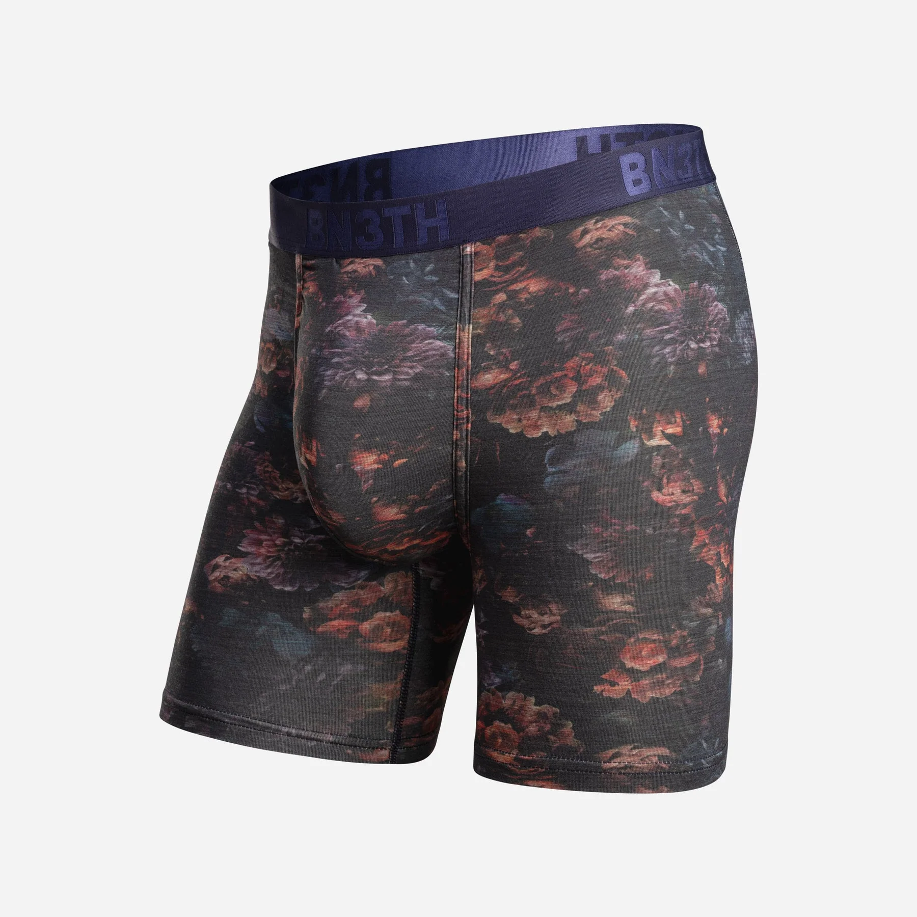 Bn3Th Classic Icon Boxer Brief - Dark Floral-Dark Navy