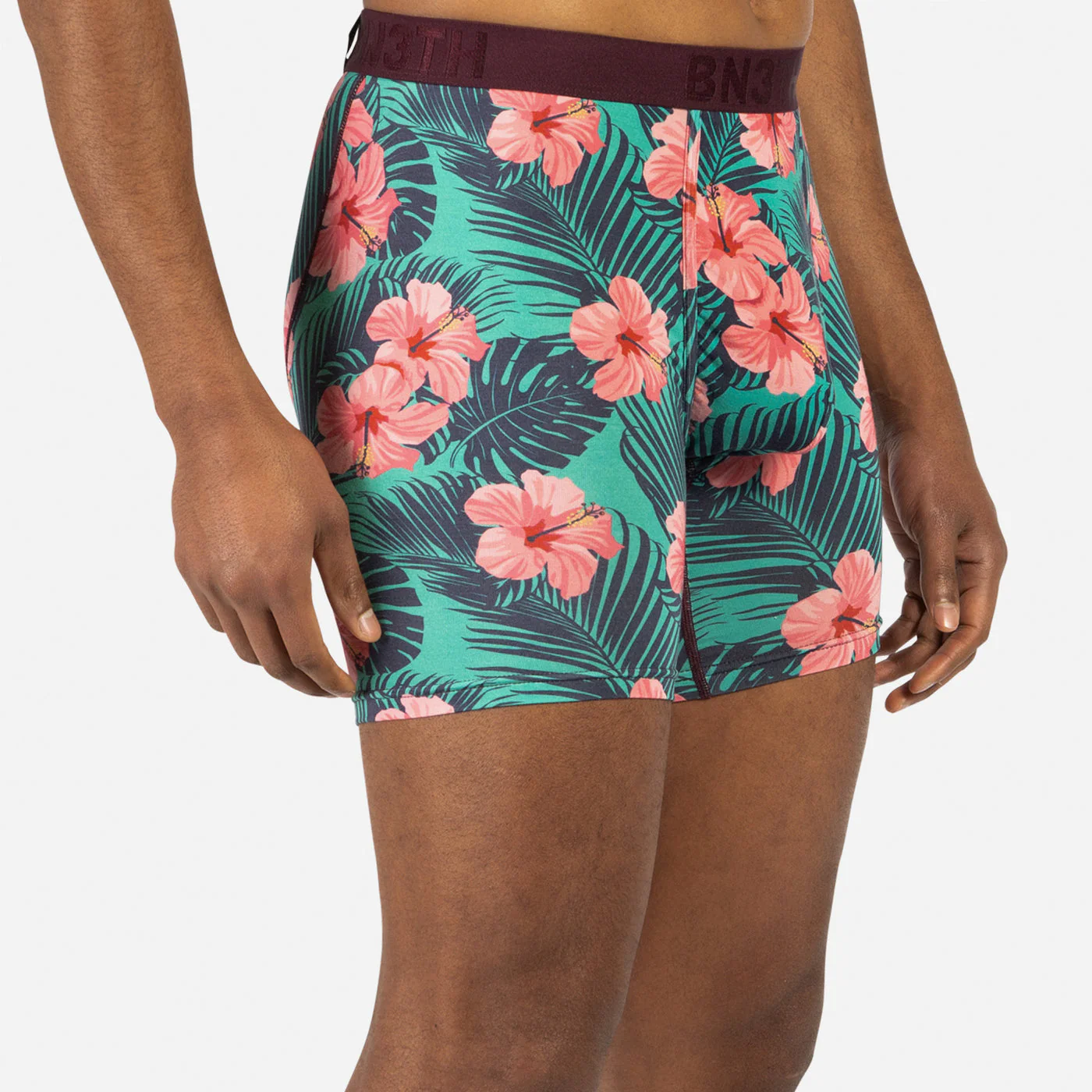 Bn3Th Classic Icon Boxer Brief - Hibiscus Bloom-Zesty - Image 3